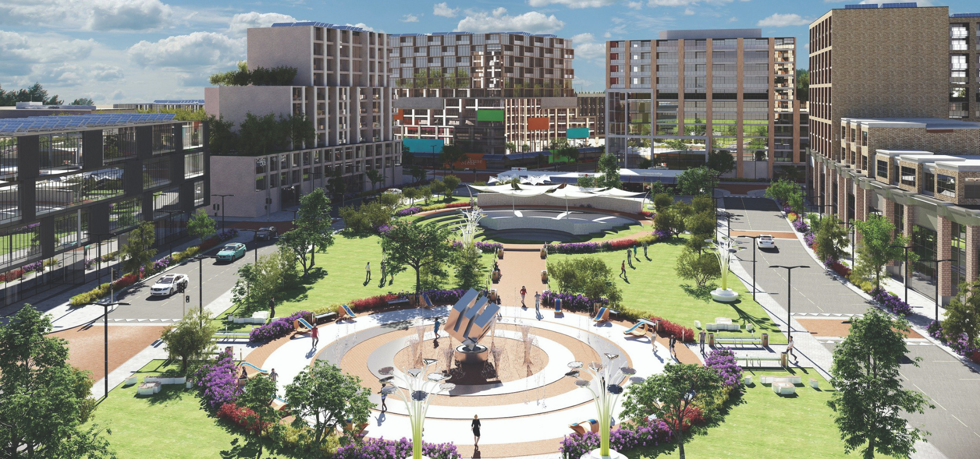 Rendering of the West 5 community.