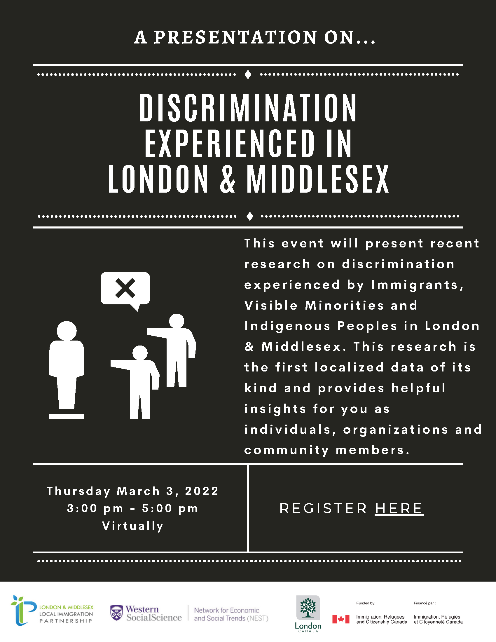 Presentation: Discrimination Experienced in London & Middlesex