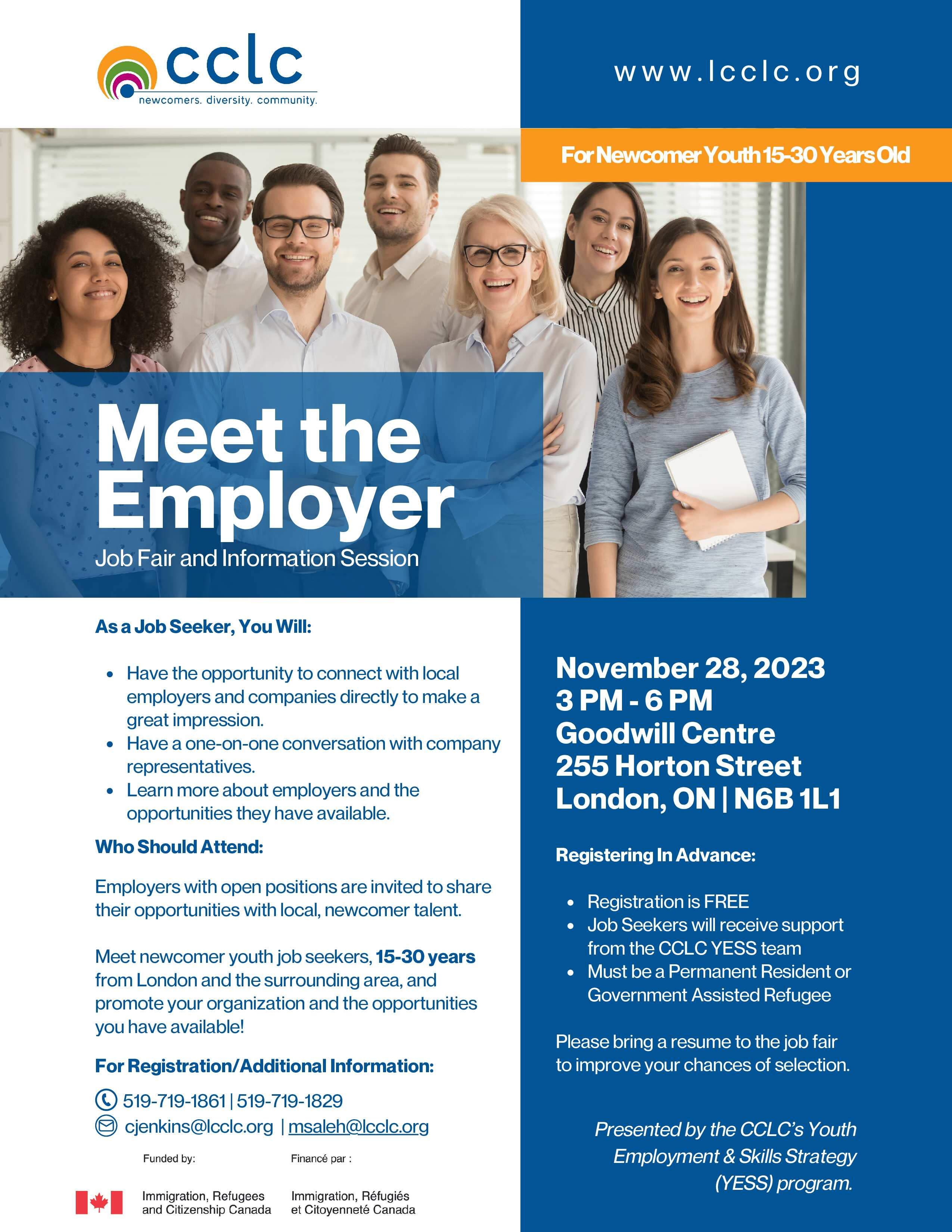 Meet the employer event info session