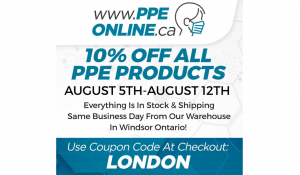 PPE and Medical Supplies Online 10% Discount Offer