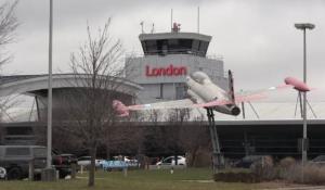 London airport sees more activity as restrictions lift for international travellers