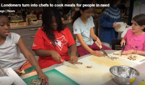 Young Londoners put their chef hats on to feed community members in need