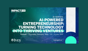 Impact Live - AI-powered entrepreneurship: Turning technology into thriving ventures (Webinar)